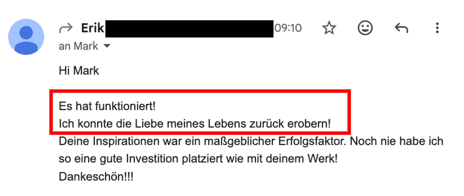 Kundenstimme Erik